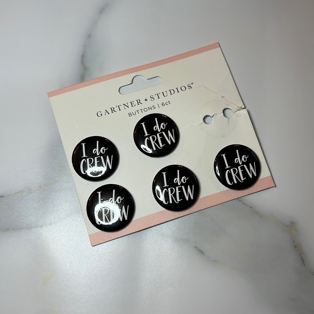 I Do Crew pins